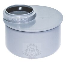 переход серый 110/75 короткий (канализация), шт переход серый 110/75 короткий (канализация), шт