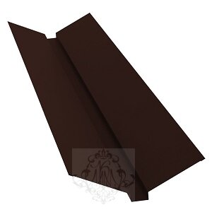 ендова 2.00*0.15*0.15 коричневая верхняя (фигурная) Распродажа, шт