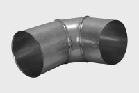 дымоходное колено d110 (0,5) черн, 3-х секц. 90гр., шт