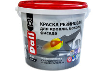 Краска резиновая Dali серый графит 3 кг, шт Краска резиновая Dali серый графит 3 кг, шт