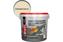 Краска резиновая Dali слоновая кость 3 кг, шт Краска резиновая Dali слоновая кость 3 кг, шт
