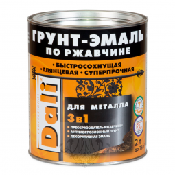 Грунт-эмаль по ржавчине "DALI" 3в1 зелёный мох (RAL 6005) (0,75 л) , шт