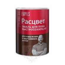 Расцвет Эмаль для пола алкидная быстросохнущая серая 0.9 кг, шт Расцвет Эмаль для пола алкидная быстросохнущая серая 0.9 кг, шт