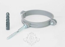 хомут пластмассовый с расп. дюб. 50 серый (СР-9826ВК-50S), шт хомут пластмассовый с расп. дюб. 50 серый (СР-9826ВК-50S), шт